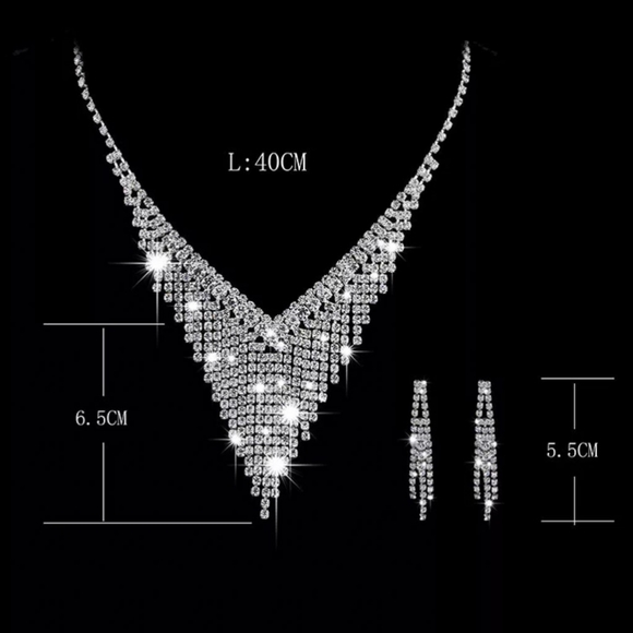 🎀Luxury Rhinestone Banquet Set - Picture 4 of 5